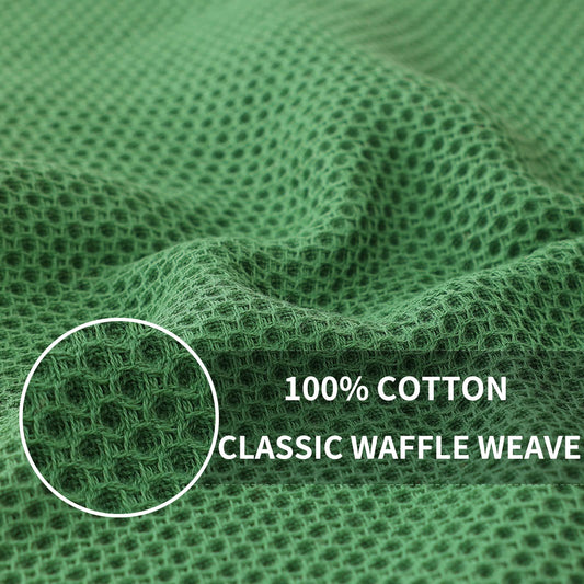 100% Cotton Waffle Weave Kitchen Dish Towels 8 (8 Count)
