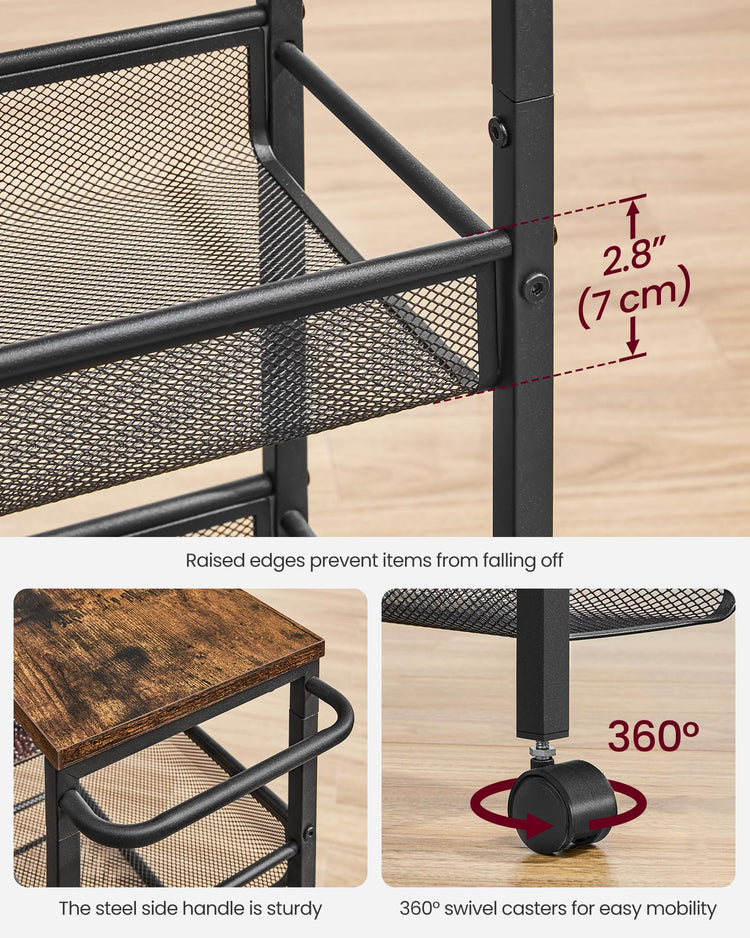 Slim Rolling Cart