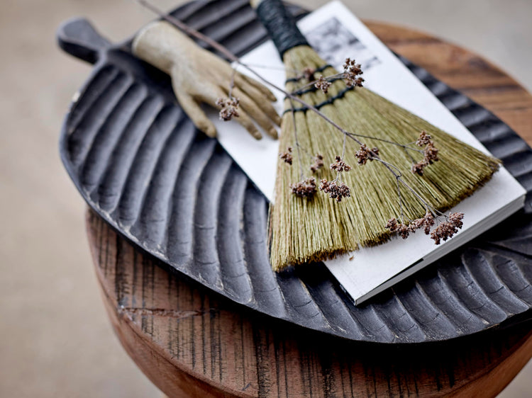 Whisk Brooms with Yarn Wrapped Handles (4 Count)
