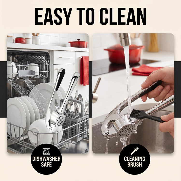 Garlic Press Stainless Steel