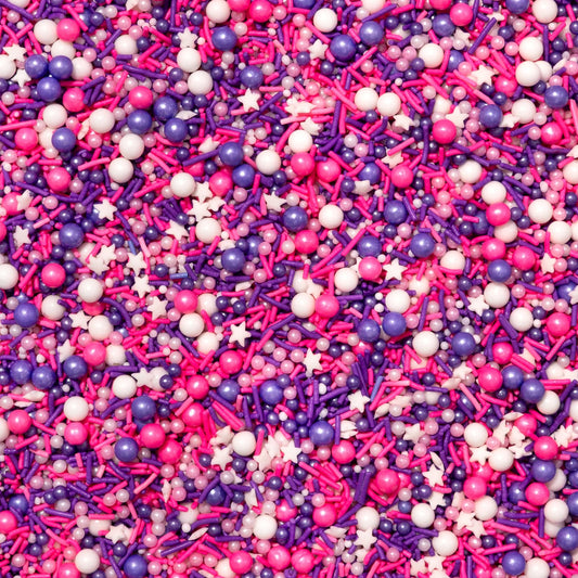 Call Me Maybe Pink Purple & White Sprinkles 1 Pack (4 Ounce)