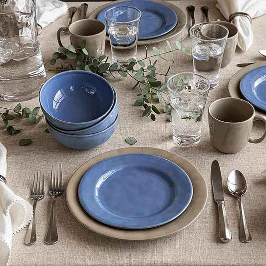 Juliska Puro Place Settings (Chambray, 4pc w/Mug)
