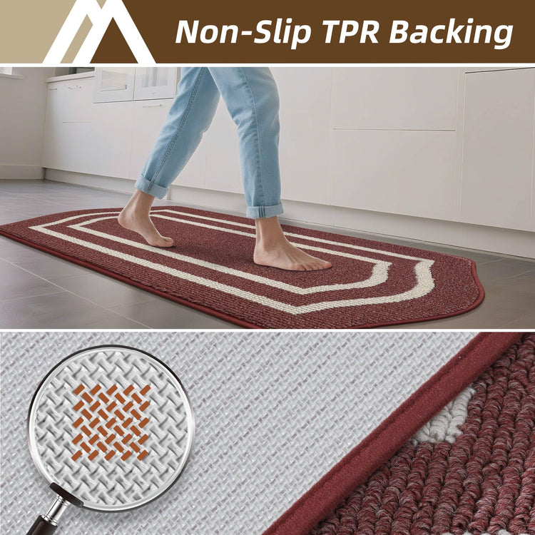 Long Kitchen Floor Mats and Rugs Non Slip Washable
