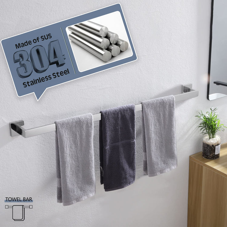 36 Inch Single Towel Bar