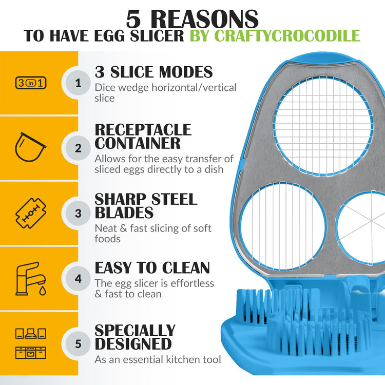 Egg Slicer for Hard Boiled Eggs