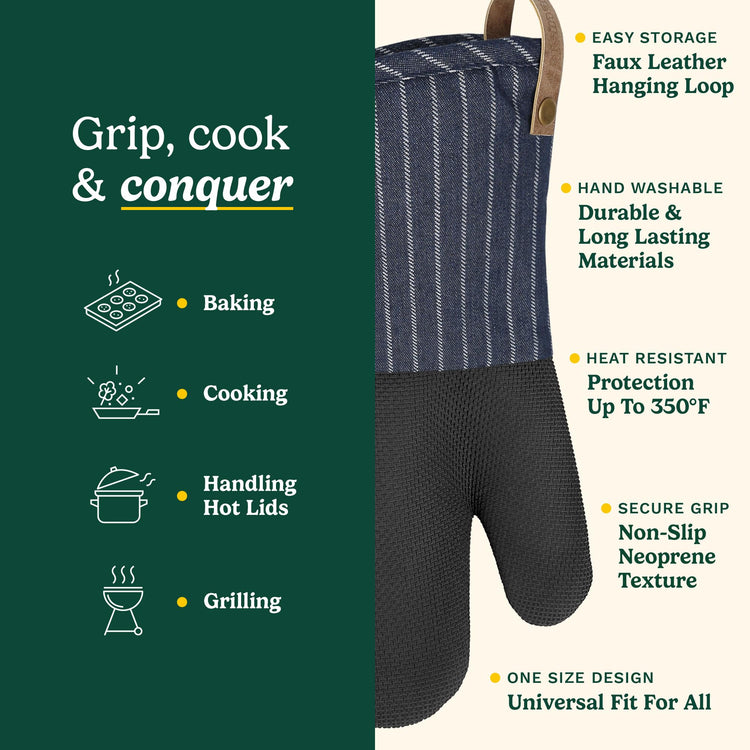 Cuisinart Heritage Kitchen Oven Mitts (2 Count)
