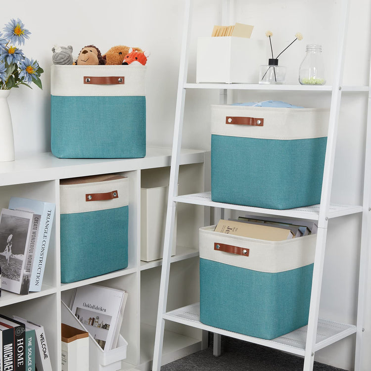 Square Storage Cubes Baskets for Gifts Empty (4 Count)