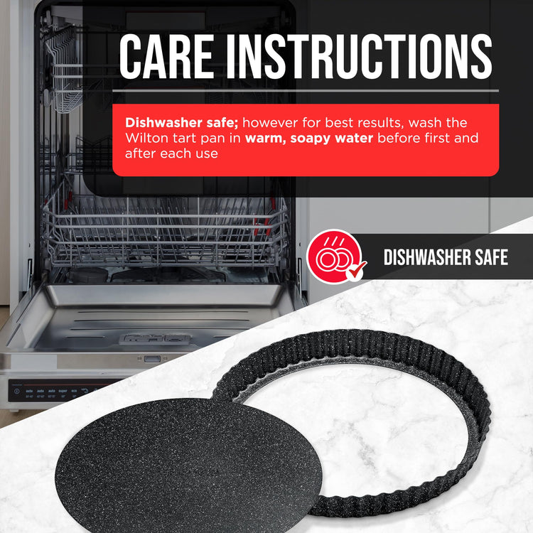 Tart Pan Quick Release Removable Base