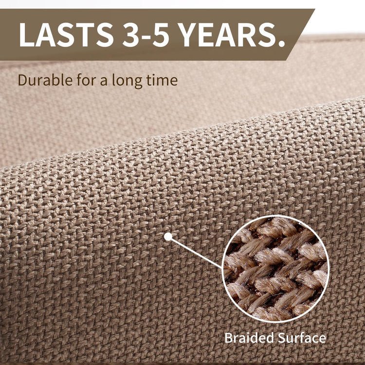 Long Kitchen Runner Rugs Kitchen Mat Non Slip Washable Brown 17"x71"