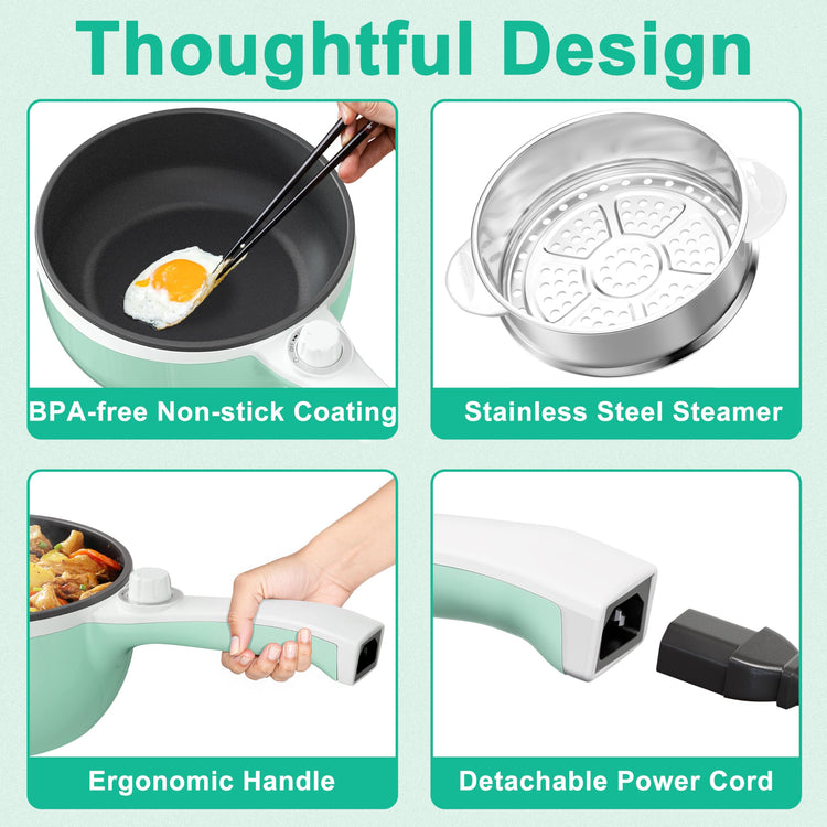 Hot Pot Electric with Steamer