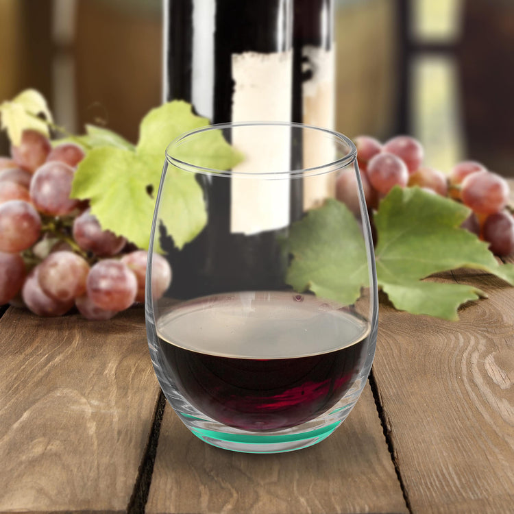 Stemless Wine Glasses by ARC 5.5 oz. Set of 12 (10 Count)