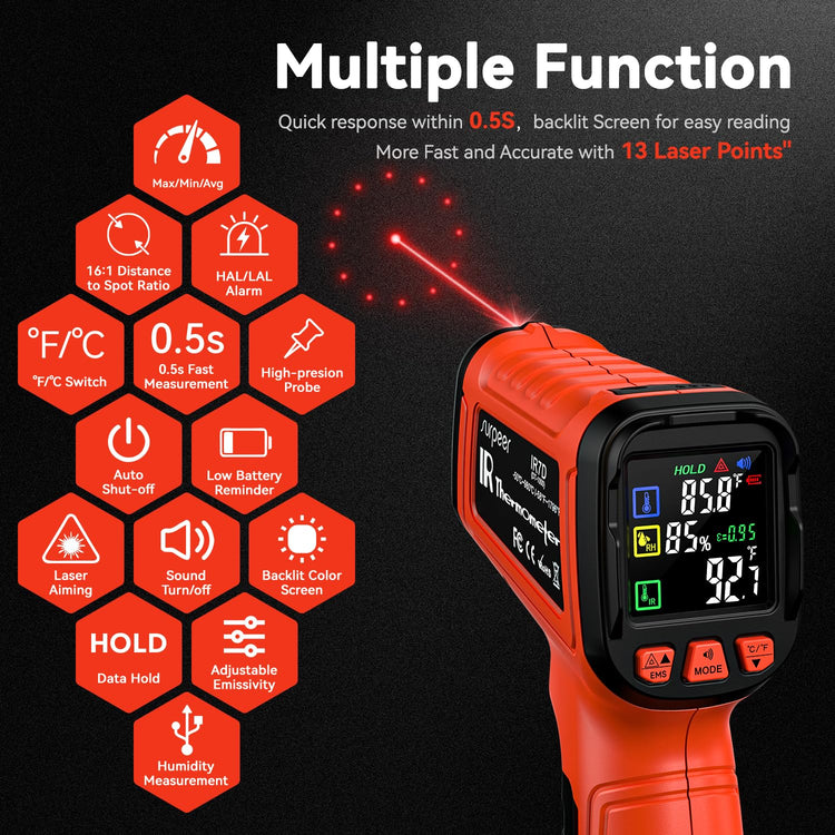 Infrared Thermometer Temperature Gun