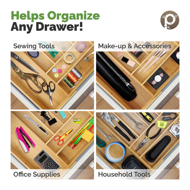 Silverware Tray for Drawer Organizer