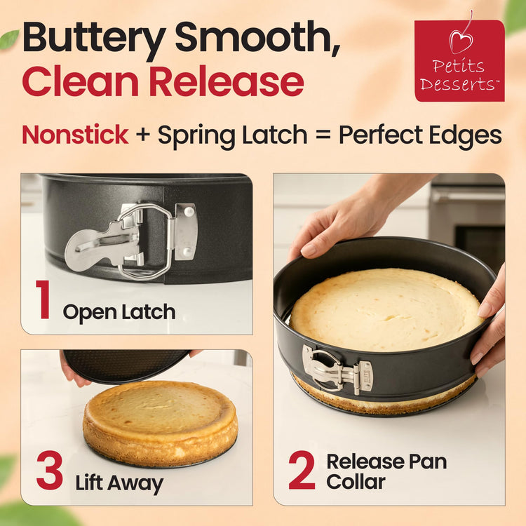 Cheesecake Pan and Springform Cake Pan Set