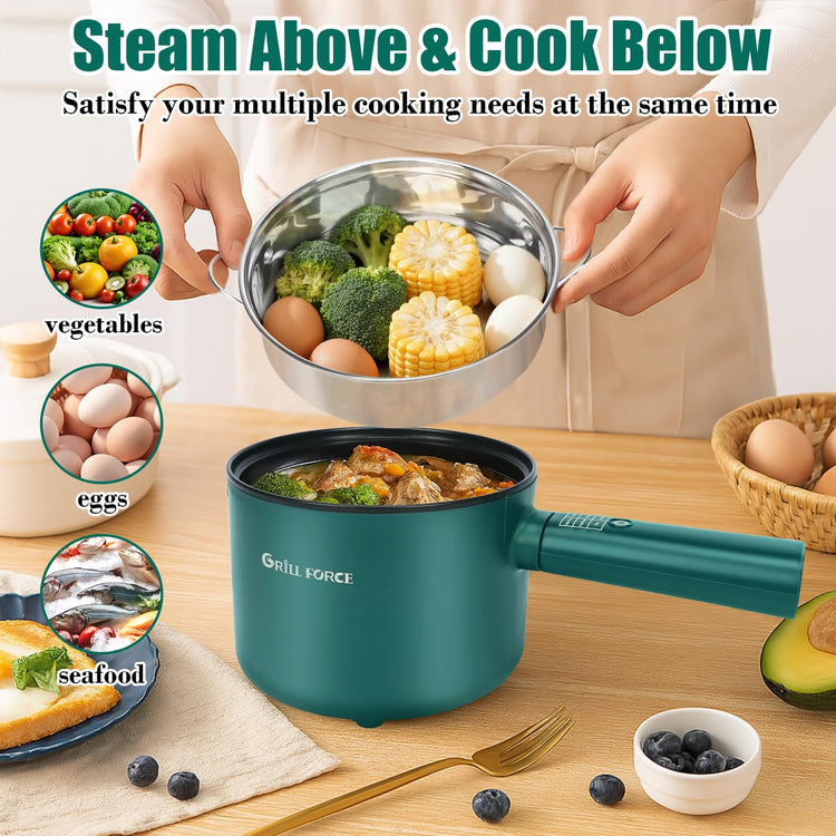 Hot Pot Electric with Steamer