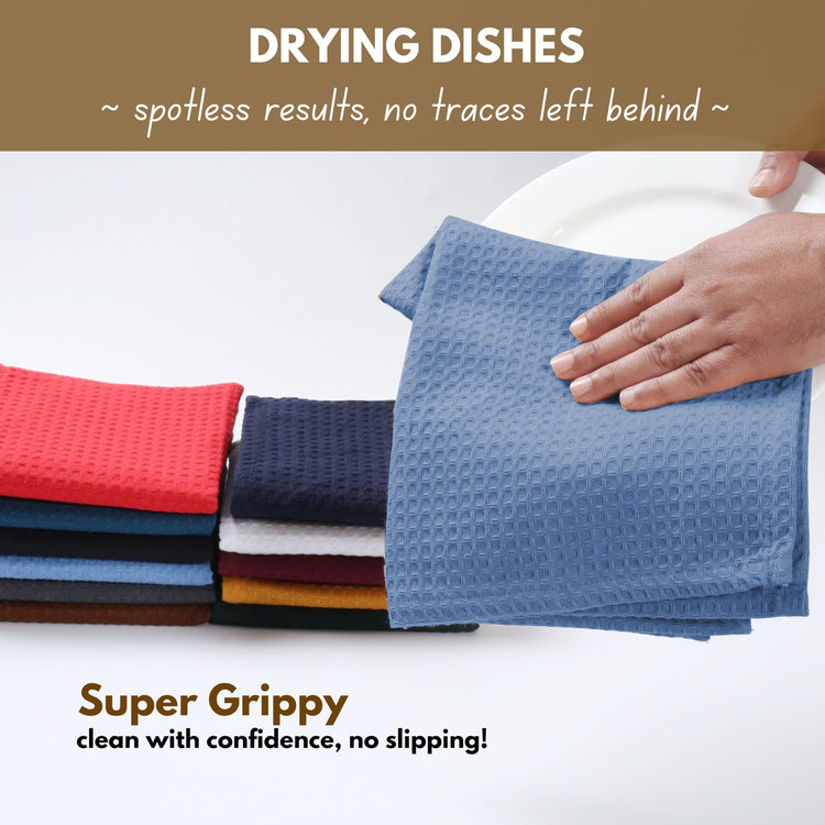 Cotton Kitchen Towel with Hanging Loop 16x26 inches (4 Count)