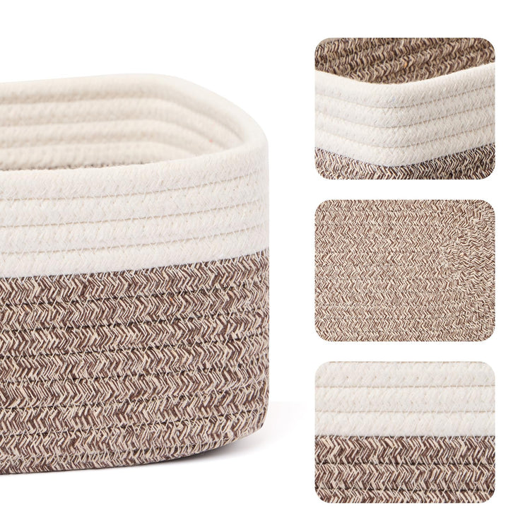 Small Storage Baskets for Organizing (3 Count)
