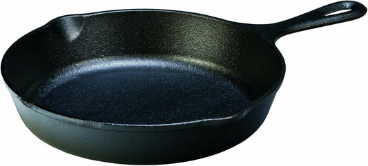 Lodge 9 Inch Cast Iron Pre-Seasoned Skillet – Signature Teardrop Handle - Use in the Oven, on the Stove, on the Grill, or Over a Campfire, Black - Nestoria