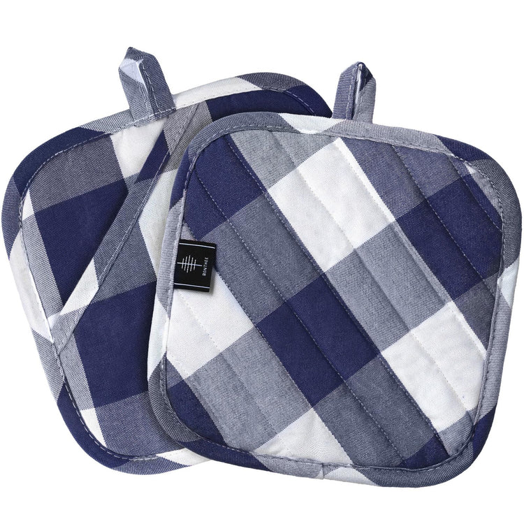 Cotton Pot Holders for Kitchen Heat Resistant Potholder (2 Count)