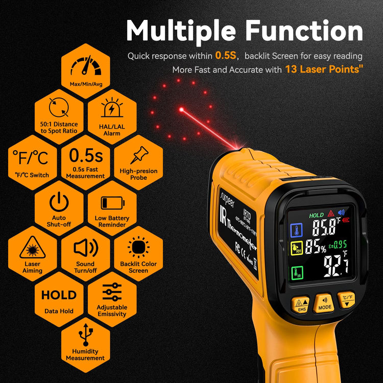 50 1 Infrared Thermometer IR Laser Gun