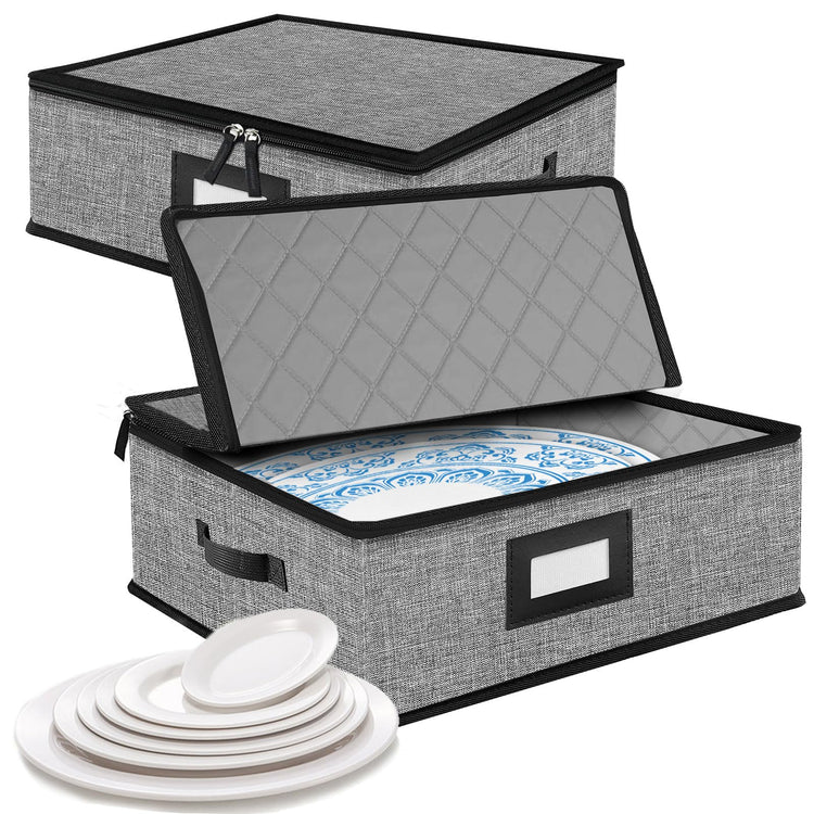 Quilted Platter Storage Case 2PACK (2 Count)