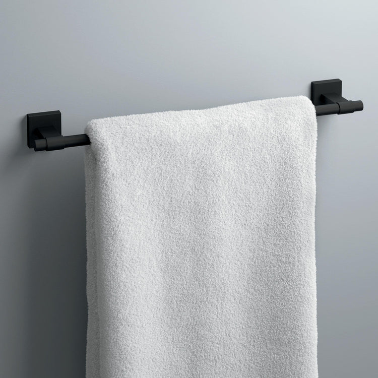 Towel Rack 18 Inch Matte Black Towel Bar for Bathroom