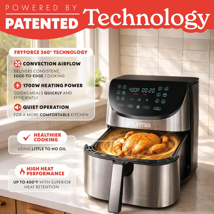 Air Fryer 8 Qt Extra Large Capacity