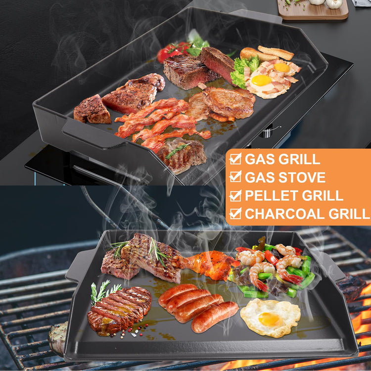Universal Cast Iron Flat Top Griddle for Gas