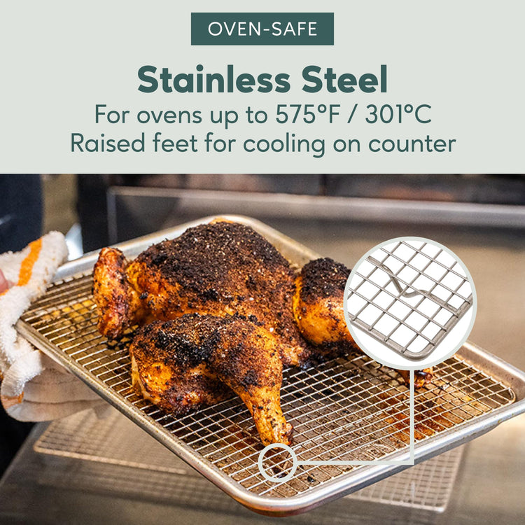 100% Stainless Steel Cooling and Baking Rack