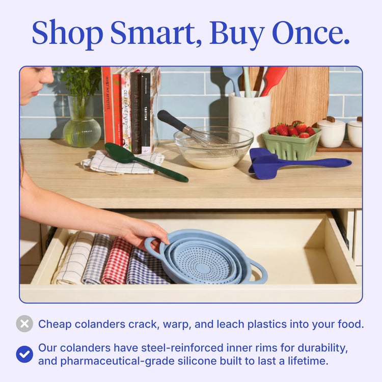 Collapsible Colander for Kitchen