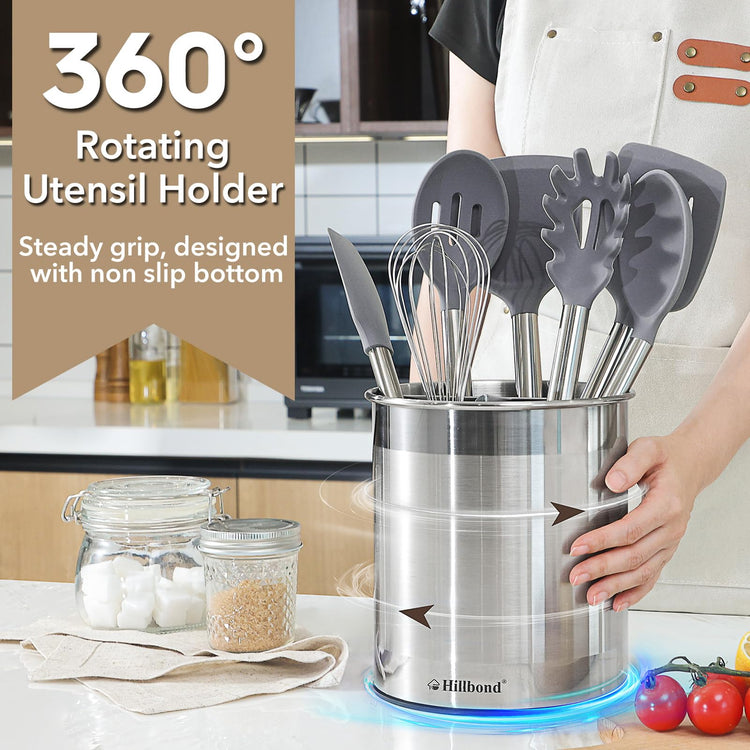 Extra Large Kitchen Utensil Holder for Countertop