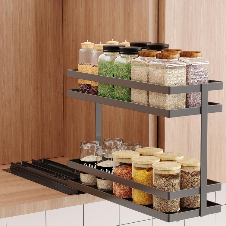 Pull Out Spice Rack Organizer for Cabinet