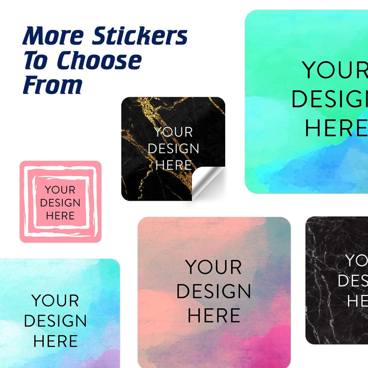 Custom Vinyl Stickers Your Image (100 Count)