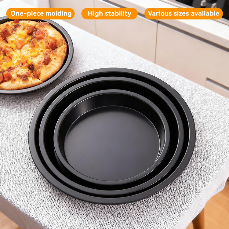 2 Pack 10 Inch Deep Dish Pizza Pan for Oven (2 Count)