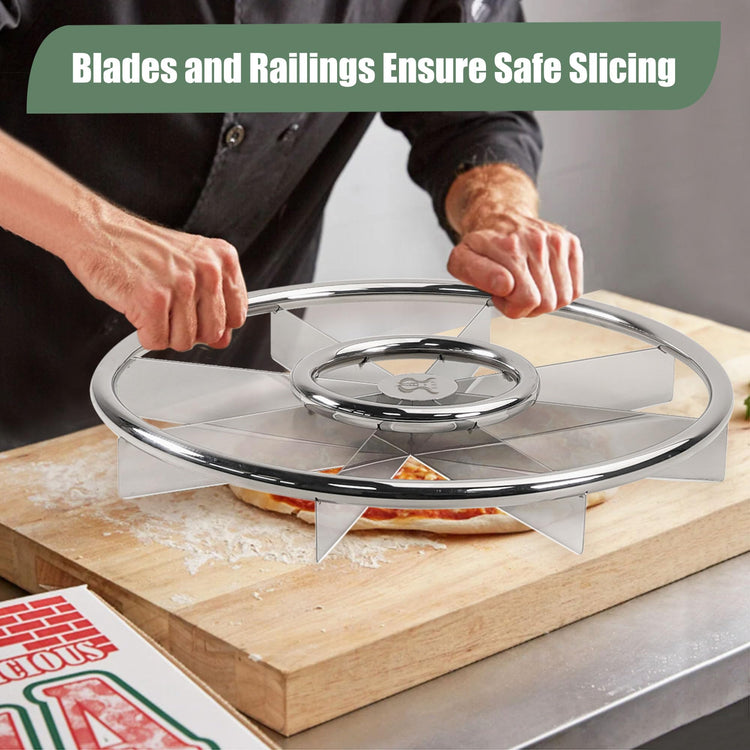 16" Pizza Cutter Rocker Sharp 8