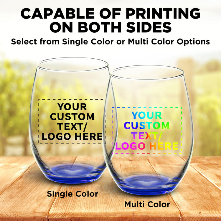 50 ARC Stemless Wine Glasses Set (50 Count)