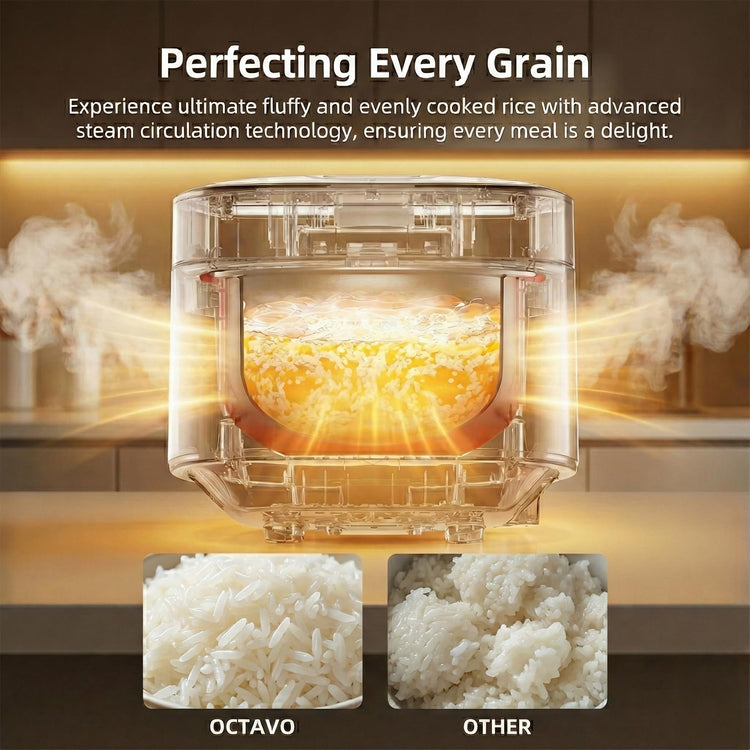 OCTAVO Low Carb Rice Cooker