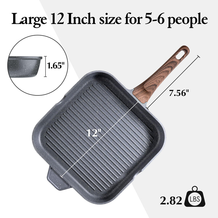 Nonstick Grill Pan for Stove Tops