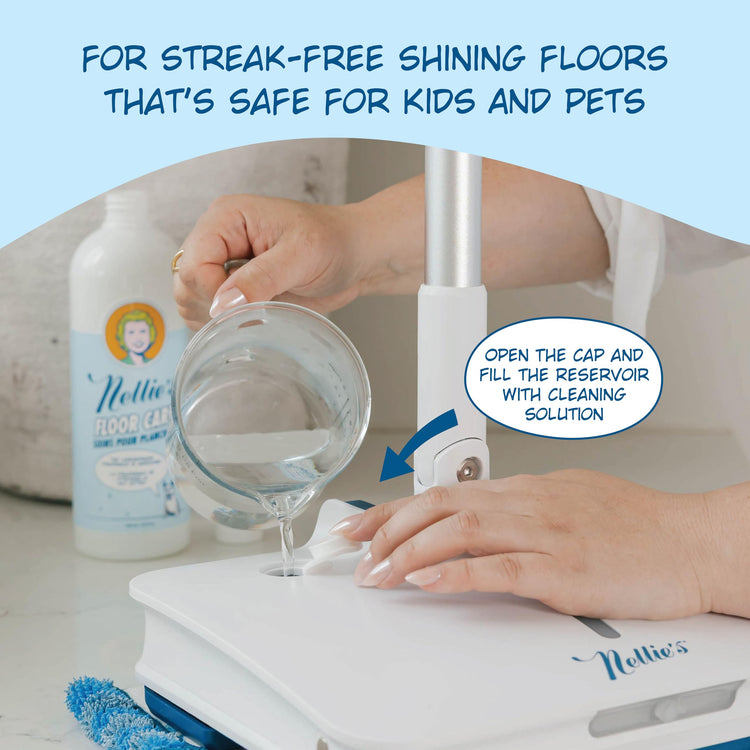 Wow Too Cordless Electric Spray Mop with LED Light & Scrub Pads