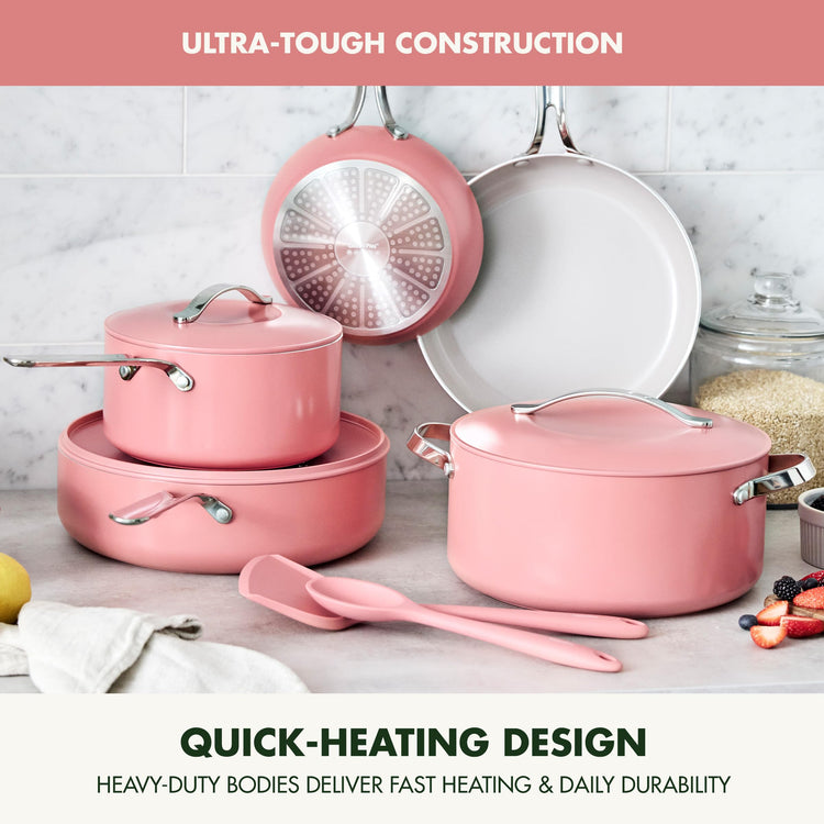 Nova 10 Piece Cookware Pots & Pans Set
