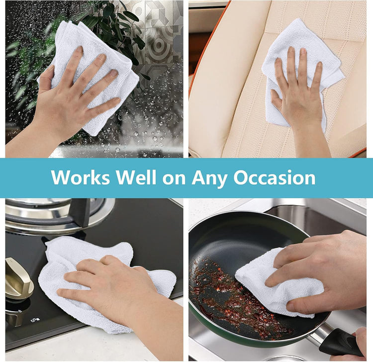 100PK Microfiber Cleaning Cloth (100 Count)