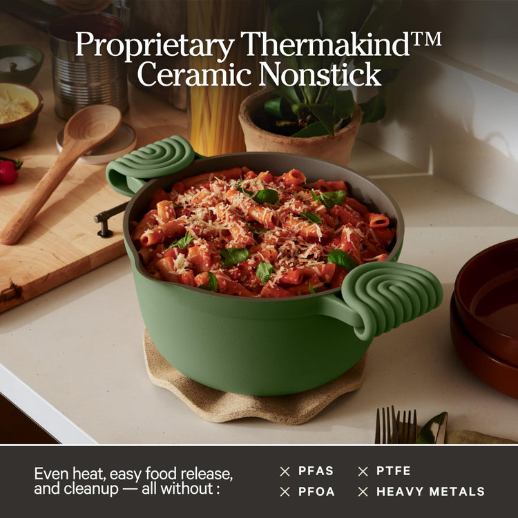 Perfect Pot 5.5 Qt Nonstick Ceramic Pot & Dutch Oven with Lid