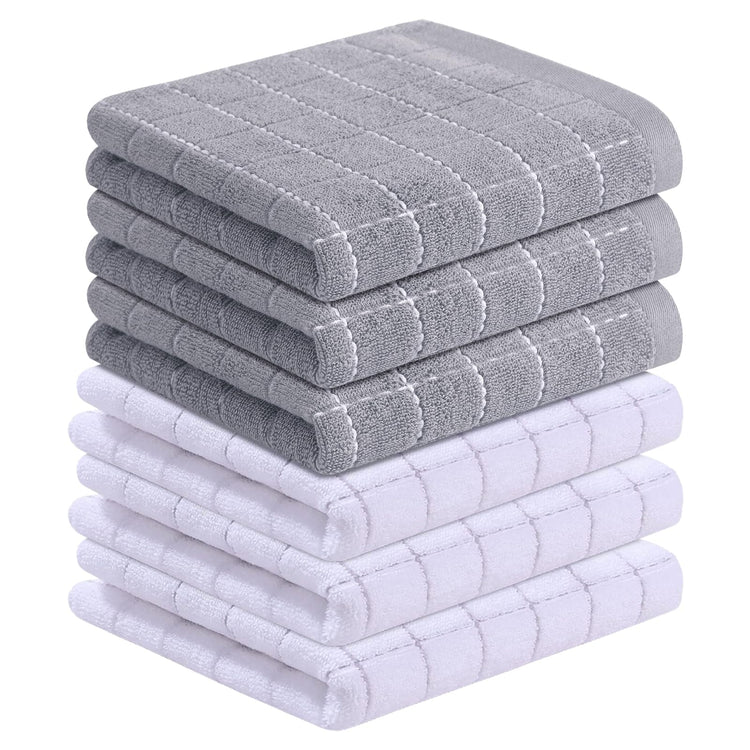 100% Cotton Terry Kitchen Towels (6 Count)