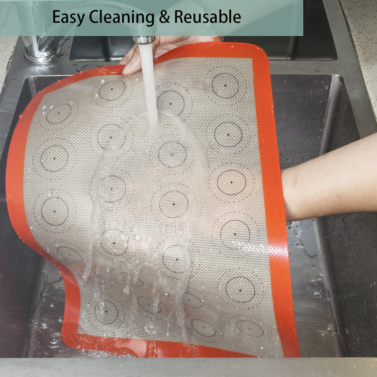 Macaron Silicone Baking Mats for Half Sheet Pan