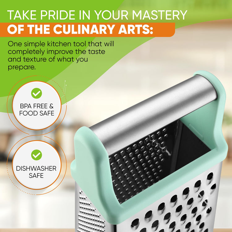 Stainless Steel XL Cheese Grater for Kitchen