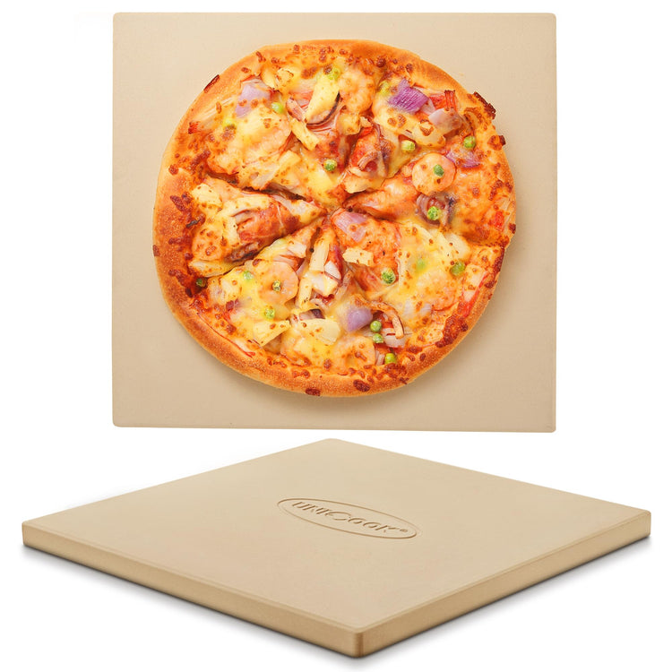 16 x 16 Inch Square Cordierite Pizza Stone for Oven Grill