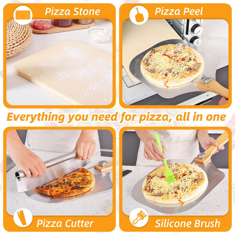 Pizza Stone 5 PCS Set (5 Count)