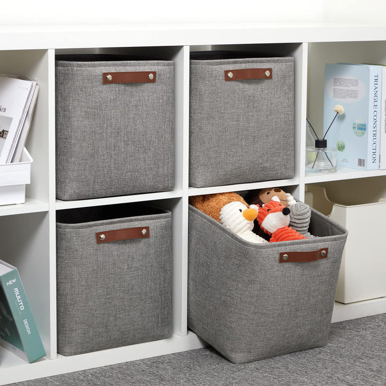 12 inch Cube Storage Bins (4 Count)