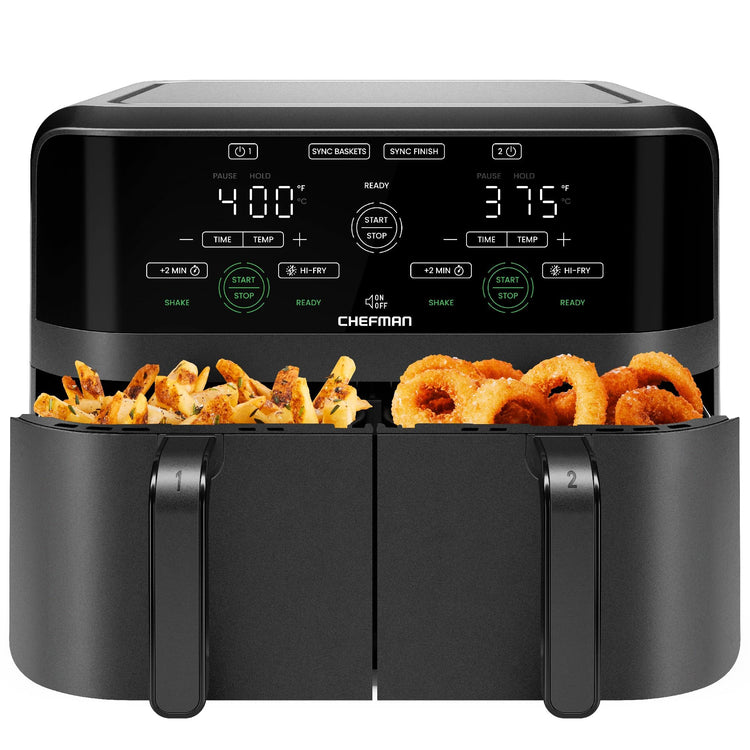 6 Quart Dual Basket Air Fryer (2 Count)