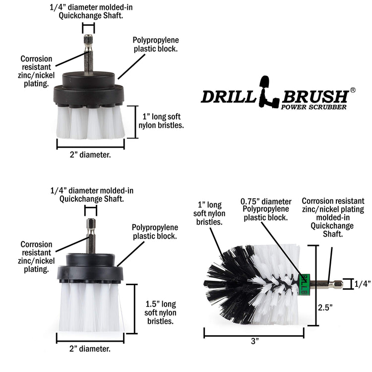Drill Brush Ultimate Car Wash Kit